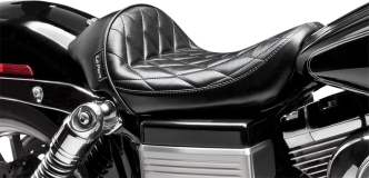 Le Pera Stubs Cafe Diamond Foam Seat For Harley Davidson 2006-2017 Dyna Motorcycles (LK-421DM)