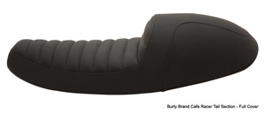 Burly Brand Cafe Tail Section Seat For Harley Davidson 2004-2006 and 2010-2020 Sportster Models - Full Cover (B13-2007)