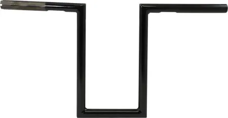 LA Choppers 12 Inch Narrow Z 25.4mm (1 inch) Old School Handlebars in Black Finish (0601-2059)