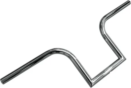 LA Choppers 8 Inch Bourbon Ape Hanger 25.4mm (1 inch) Old School Handlebars in Chrome Finish (0601-2060)