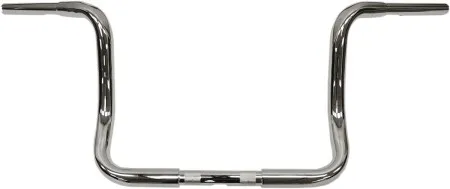 LA Choppers 10 Inch Ape Hanger 32mm (1-1/4inch) In Chrome Finish For 1982-2024 Electra Glide & 2008-2023 Street Glide With Batwing Fairing (0601-2659)