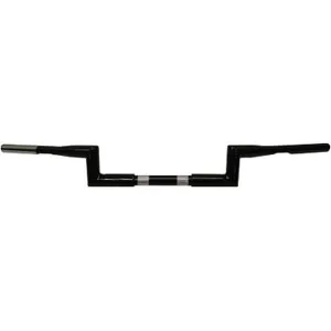 LA Choppers Shorty H 32mm (1-1/4inch) Z-Bar Style Handlebars in Black Finish (0601-2658)