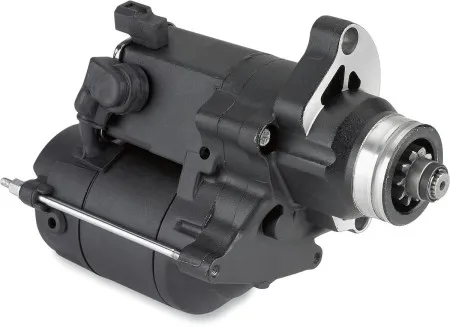 Drag Specialties 1.4KW Starter in Black Finish For 2006-2017 Harley Davidson Big Twin Motorcycles (80-1013)