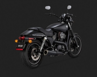 Vance & Hines Competition Series Slip-On In Black For Harley Davidson 2015-2020 Street and Street Rod Motorcycles (47937)