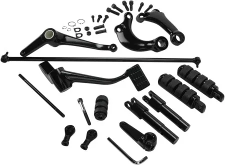 Drag Specialties Standard Position Forward Controls In Black For 2004-2013 XL Models (1622-0349)