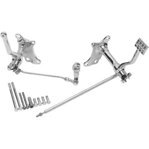Drag Specialties Forward Control Kit Without Pegs In Chrome For Late 1987-2003 XL Models (DS-243528)
