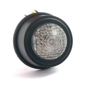 Doss LED Old School Taillight Type 2 In Black With Clear Lens (ARM858319)