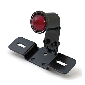 Doss LED Old School Taillight Type 3 In Black With Red Lens (ARM538349)