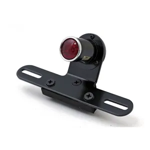Doss LED Old School Taillight Type 5 In Black With Red Lens (255-067)