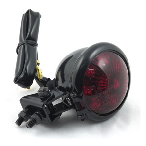 Doss LED Bates Style Taillight With Red Lens In Black (ARM278319)