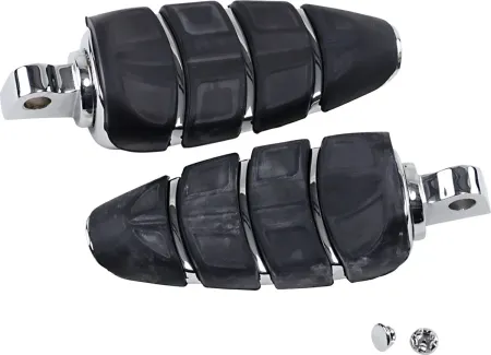 Kuryakyn Kinetic Footpegs With Male Mount Adapters In Chrome Finish (4316)