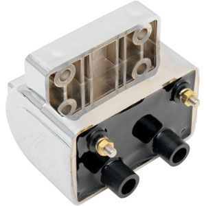 Chrome 2102-0221 Drag Specialties 3 OHM Dual Fire Ignition Coil Chrome 2102-0221 Drag Specialties 3 OHM Dual Fire Ignition Coil