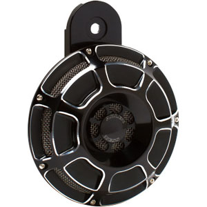 Arlen Ness Beveled Horn Kit In Black For Custom/Universal Applications (2107-0161)