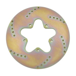EBC Right Rear Solid Rotor In Star Pointed Design For Harley Davidson 1986-1999 FLT Models (ARM266519)