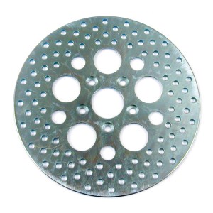 DOSS Rear Drilled Brake Rotor For Harley Davidson 92-99 B.T., XL (excl. FLT) (ARM060329)