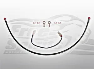 Free Spirits Harley Davidson Street 750 Rear Non-ABS Braided Brake Line (205709)
