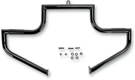 Lindby Linbar Front Highway Bars In Gloss Black Powder-Coated Finish For 97-17 FLHT, FLHR, FLHX and H-D FL Trikes (BL102-1/09)