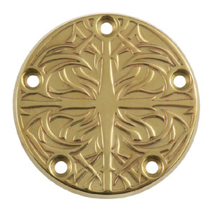 Weall Makoto Point Cover In Brass Finish For 1999-2017 Twin cam Models (ARM910155)