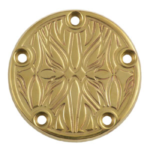 Weall Hiro Point Cover In Brass Finish For 1999-2017 Twin Cam Models (ARM320155)