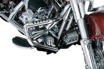 Kuryakyn Rear Master Cylinder Covers In Chrome Finish For Harley Davidson 2008-2023 Touring Motorcycles (8653)
