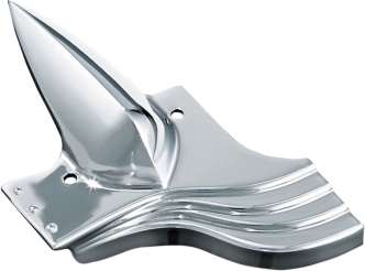 Kuryakyn Lower Front Frame Cover In Chrome Finish For Harley Davidson 1991-2016 Touring & Trike Motorcycles (7772)