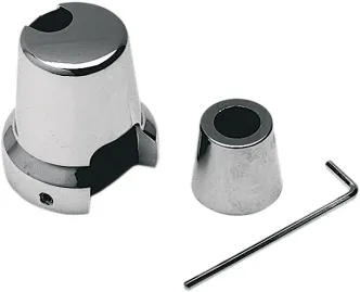 Kuryakyn Chrome Oil Sender Switch Cover Set In Chrome Finish For Harley Davidson 1984-1999 Big Twins (8136)