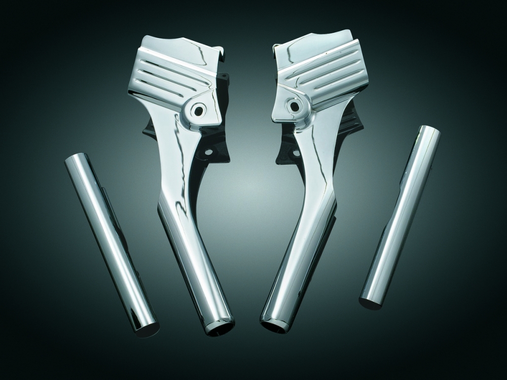 Chrome frame covers for harley davidson shop