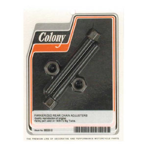 Colony Axle Adjuster Kit In Parkerized For 1936-1972 FL And 1971-1972 FX Models (ARM083989)