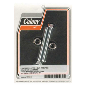 Colony Axle Adjuster Kit In Chrome For 1930-1952 45 Inch SV Solo Models (ARM183989)
