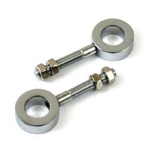 Doss OEM Style Axle Adjuster Bolts In Chrome For 1951-1978 K, XL Models (ARM570315)