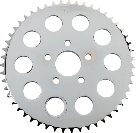  Drag Specialties 51 Tooth Chrome Rear Chain Sprocket For HD Evo Big Twin and 92-99 Sportster Models (71891DP)