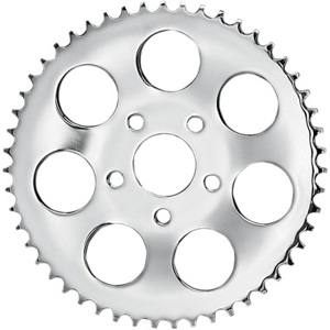 Drag Specialties 47 Tooth Chrome Rear Chain Sprocket For 1984-1985 FX/FXST & Various 1986-1999 Harley Davidson Models (19433P)