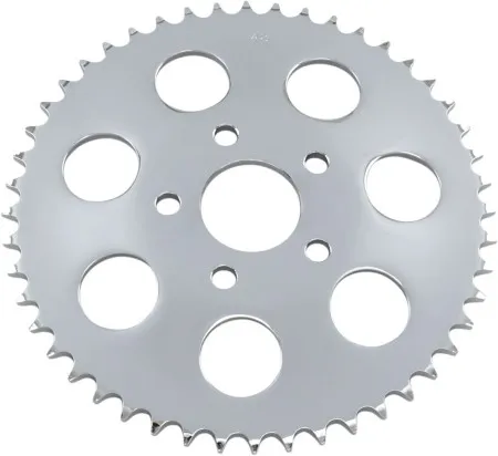 Drag Specialties 48 Tooth Chrome Rear Chain Sprocket For 1984-1985 FX/FXST & Various 1986-1999 Harley Davidson Models (19093P)