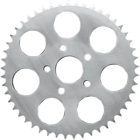 Drag Specialties 51 Tooth Zinc Plated Rear Chain Sprocket For 1984-1985 FX/FXST & Various 1986-1999 Harley Davidson Models (16419ZP-BX20)