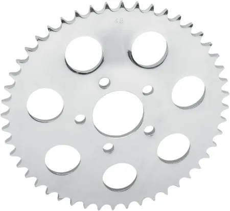 Drag Specialties 51 Tooth Chrome Rear Chain Sprocket (5.8mm Offset) For 2000-2022 HD Big Twin Models  (16426P)