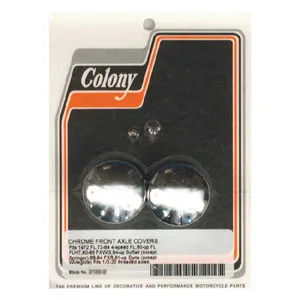 Colony, Front Smooth Axle Cover In Chrome For Various H-D Models (ARM934989)