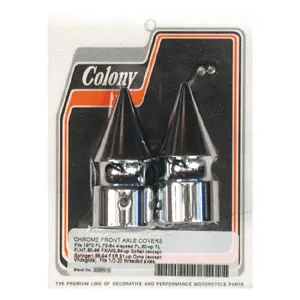 Colony, Front Pike Axle Cover In Chrome For Various H-D Models (ARM044989)