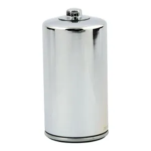 K&N Spin On Oil Filter For 91-98 Dyna In Chrome Finish With Top Nut (Repl. 63813-90 & 63812-90) (ARM308079)