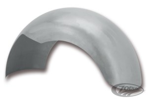 Zodiac 13.5 Inch Wide Trimmed Hardtail Rear Fender Without Chain Cutout (960450)