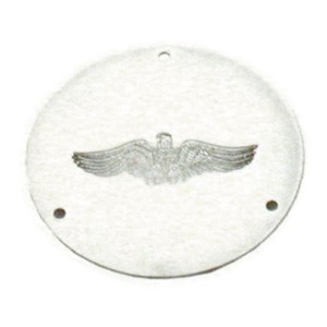 Paughco Eagle Embossed Derby Cover For 65-98 B.T. Aluminum Primary (ARM348555)