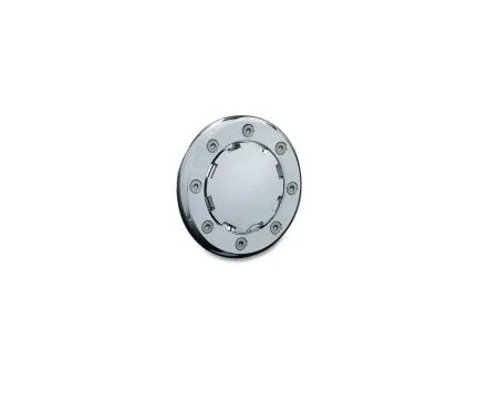 Kuryakyn Vented Right Side Flush Mount Gas Cap In Chrome Finish For Harley Davidson 1982-2024 Screw Type Tanks  (7434)
