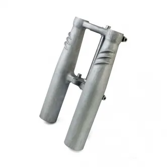 EMD Bombshell Short Triple Trees Set In Raw Finish For 39mm Fork Tubes (ARM368469)