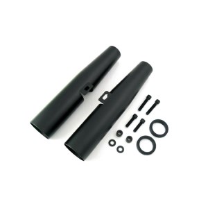 DOSS Fork Shrouds In Black Finish For 88-03 XL (39mm Forks) (ARM915515)