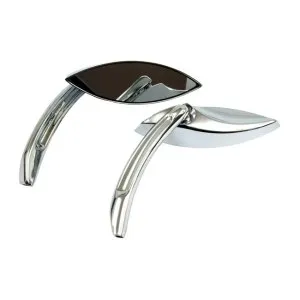 DOSS Snake Eye Mirror Set In Chrome Finish (18-201)