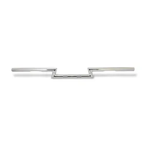 Fehling MSP Z Bar Low 1 Inch Dimpled Handlebar In Chrome Finish (ARM212655)