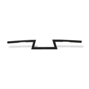 Fehling MSP Z Bar Low 1 Inch Dimpled Handlebar In Black Finish (ARM312655)