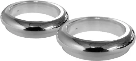 LA Choppers Fork Dust Covers In Chrome Finish For 06-15 FXD, FXDWG (49mm) (LA-7503-49)