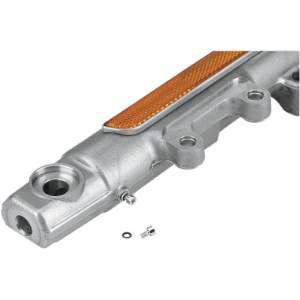 Genuine James Fork Drain Screw Kit For 94-05 Dyna and 99-00 FXR (Chrome) (2401-0394)