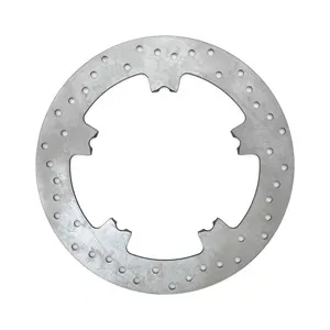 Doss Front Drilled Stainless Steel Brake Rotor For Harley Davidson 2006-2017 Dyna, 2007-2009 CVO Touring & 2006-2017 V-Rod Models With Open Center Cast Wheels (ARM993109)