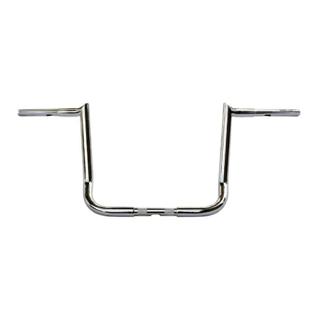 Wild 1 14 Inch Rise Chubby Reaper Handlebars in Chrome For 1989-2024 Electra Glide & 2008-2023 Street Glide With Batwing Fairing(WO594)